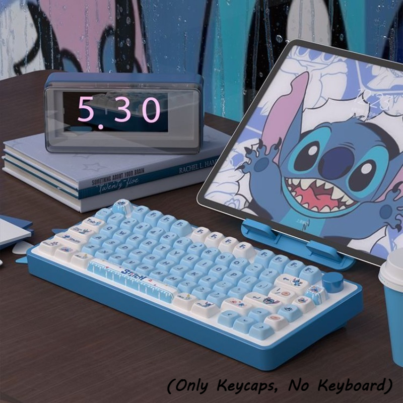 Gaming Set Accessories - Stitch Keycap Set for Gaming Mechanical