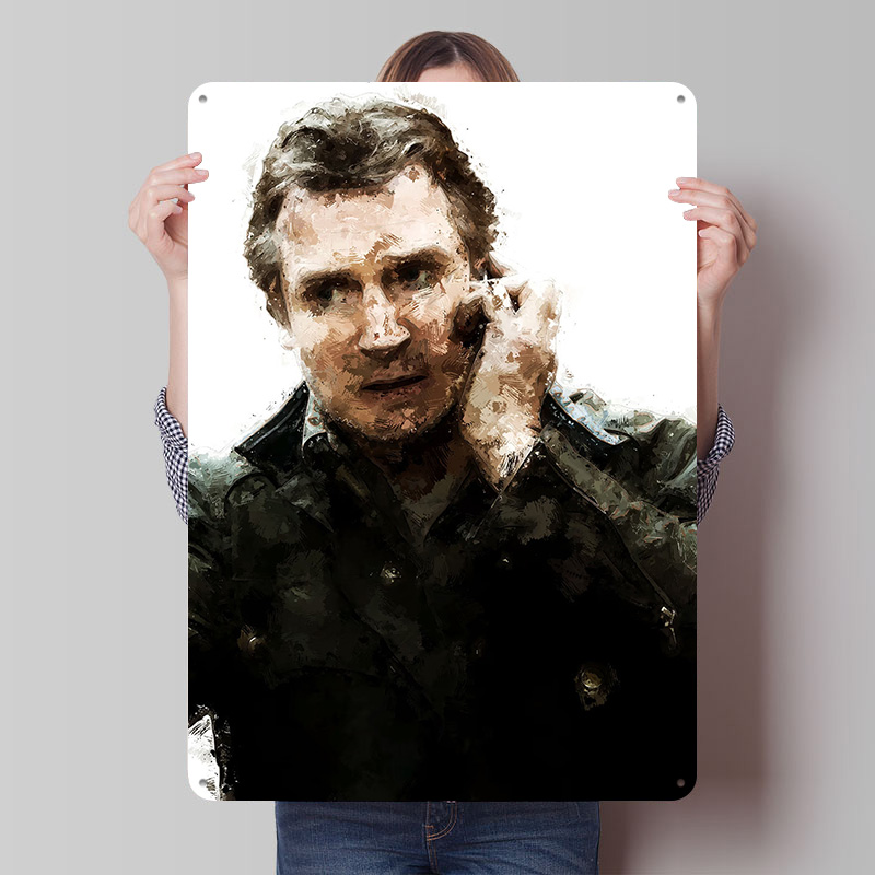 Vintage Gaming Accessories - Liam Neeson Artwork Printing Poster Customized
