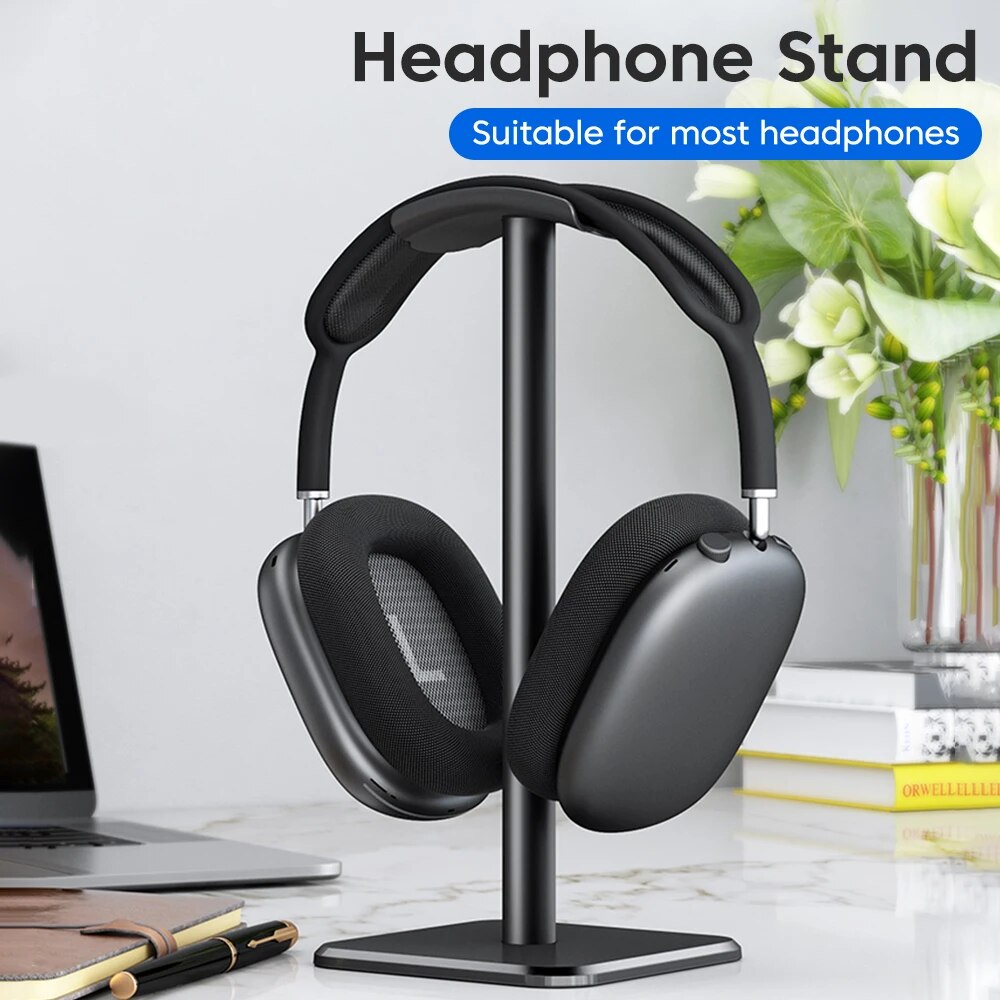 Gaming Accessories For Setup - Universal Headphone Stand Aluminuim Alloy Headset