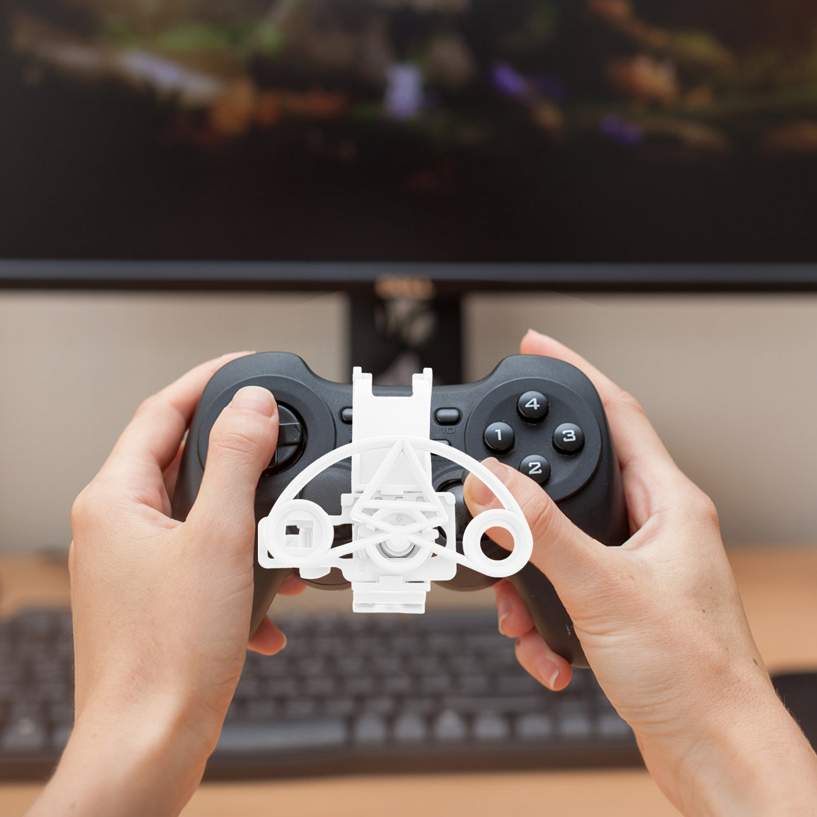 Gaming Accessories Driving - Mini Racing Steering Wheel Stand Gaming