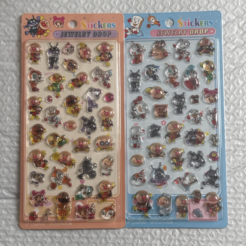 Gaming Accessories Anime - Kawaii Anpanman 3D Relief Sticker Creativity