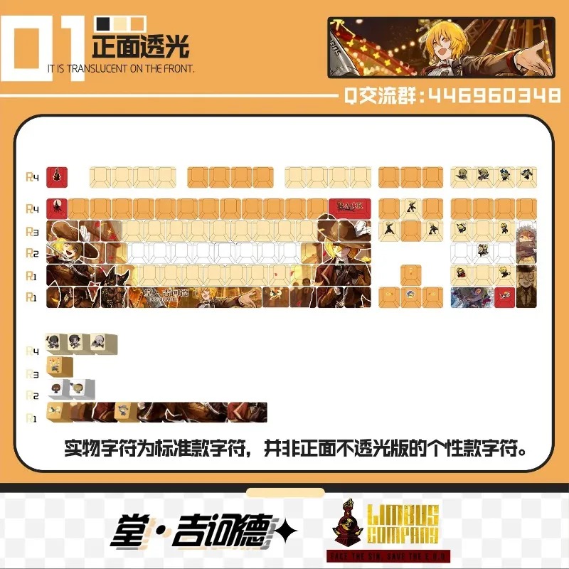 Theme Game Mechanical Keyboard - Gaming Accessories Anime recension och pris