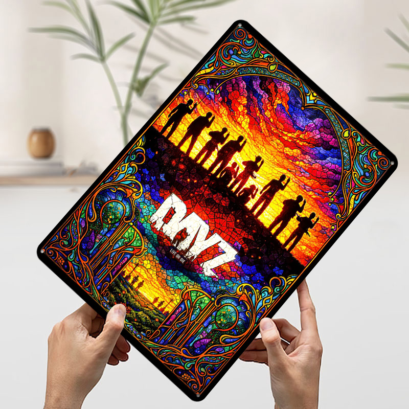 DayZ Stained Glass Tinplate Po - Vintage Gaming Accessories recension och pris