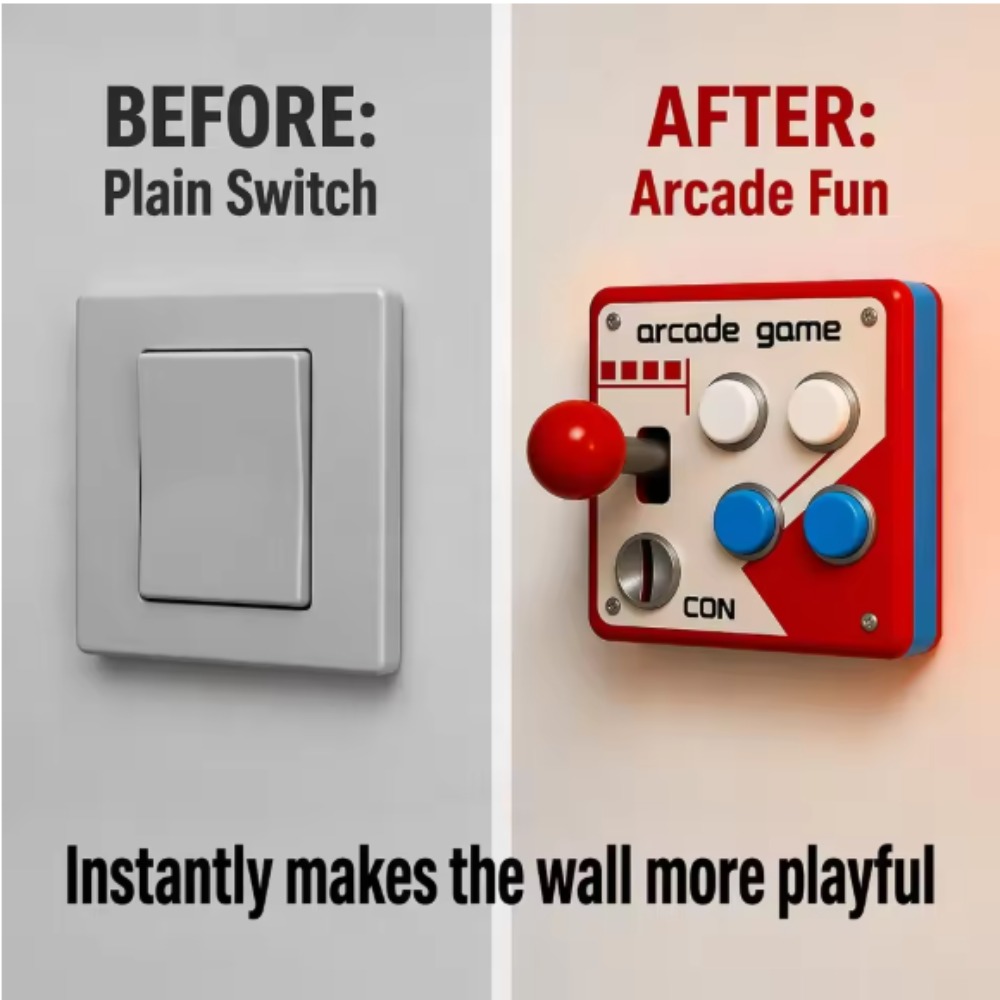 Retro Arcade Joystick Switch P - Vintage Gaming Accessories recension och pris