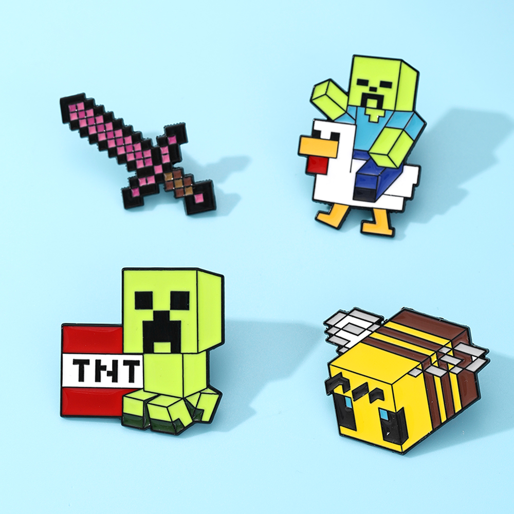 4pcs Cute Baby Zombie Chicken  - Gaming Accessories Anime recension och pris