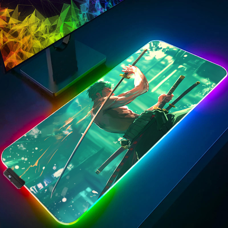ONE PIECE Zoro Mouse Pad RGB G - Gaming Accessories For Pc recension och pris