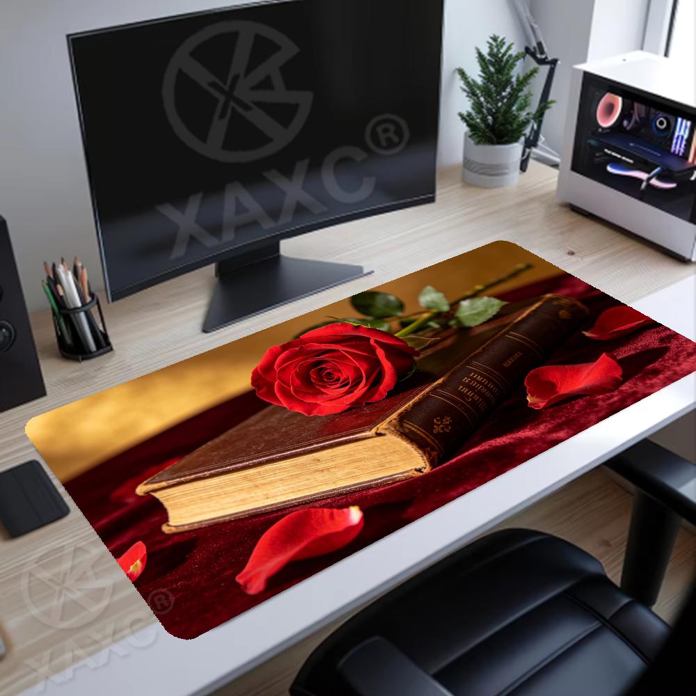 Vintage Rose & Book Desk Mat,  - Vintage Gaming Accessories recension och pris