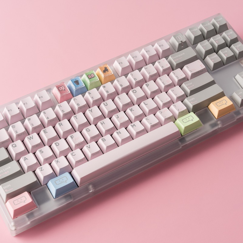 Shy Pink Vintage Theme Keycaps - Vintage Gaming Accessories recension och pris