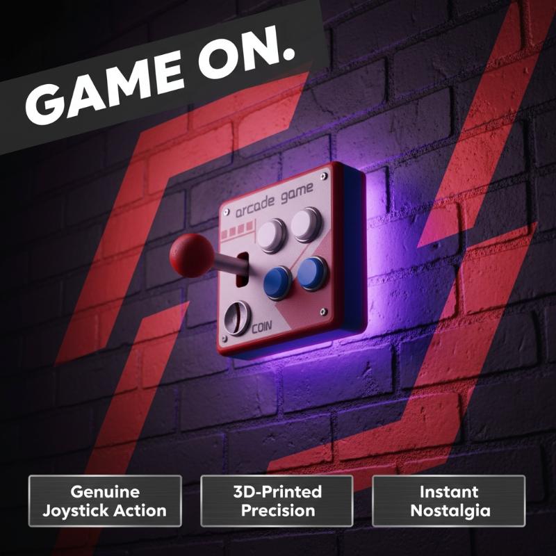 Retro Arcade Game Button Switc - Vintage Gaming Accessories recension och pris