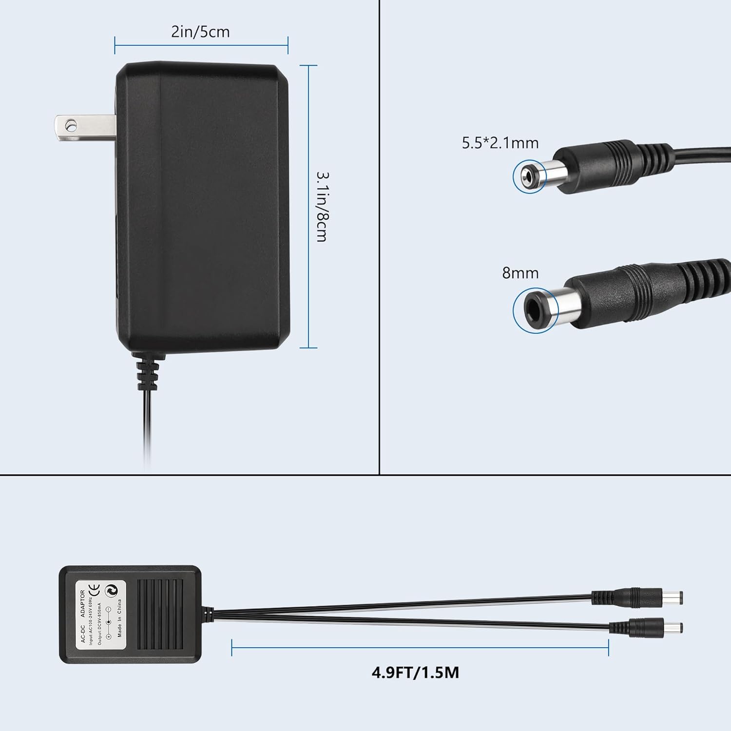 US Plug 3 in 1 AC Power Supply - Gaming Accessories Dropshipping recension och pris