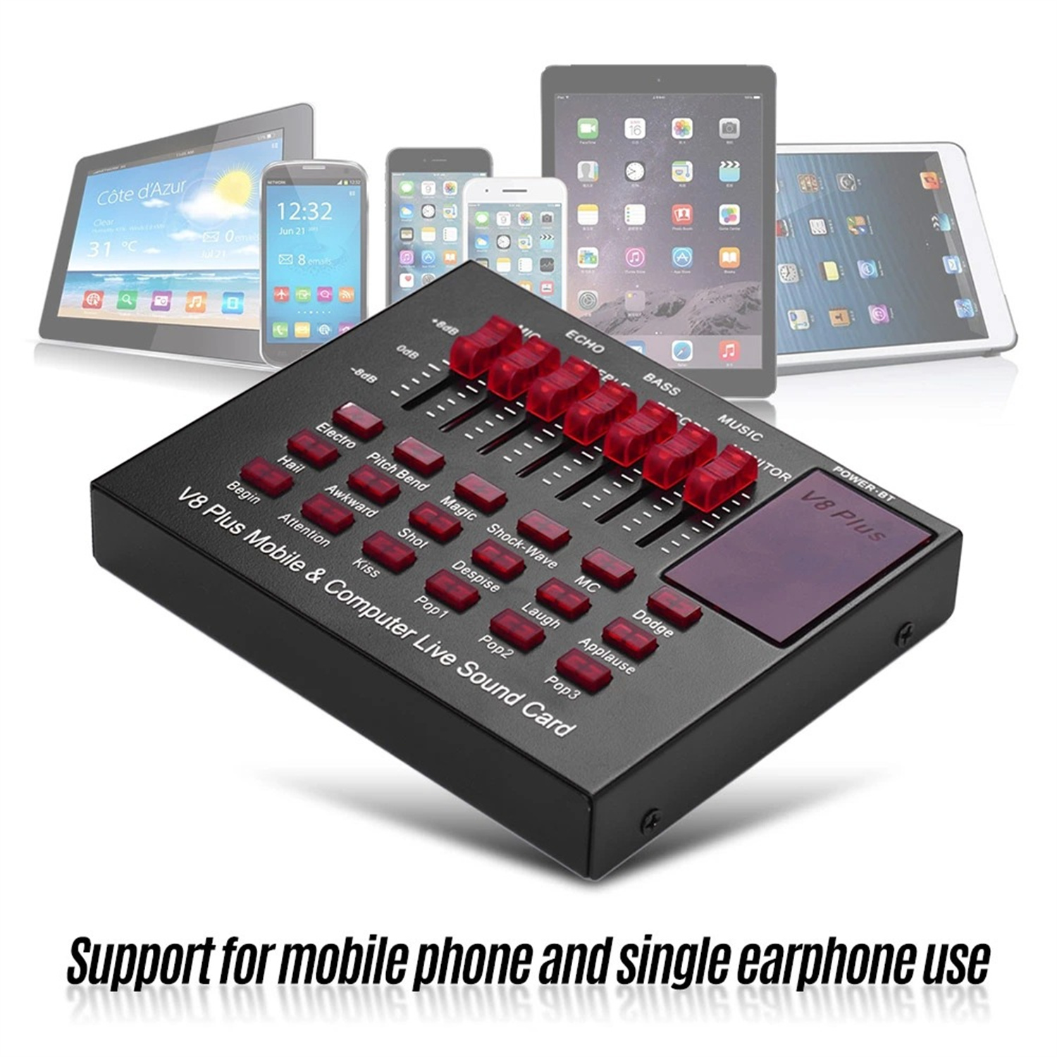 V8+ Sound Card Live Drive Free - Gaming Accessories Driving recension och pris
